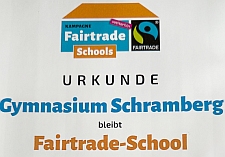 Erneute Zertifizierung als Fairtrade School