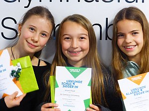 Die Klassensiegerinnen